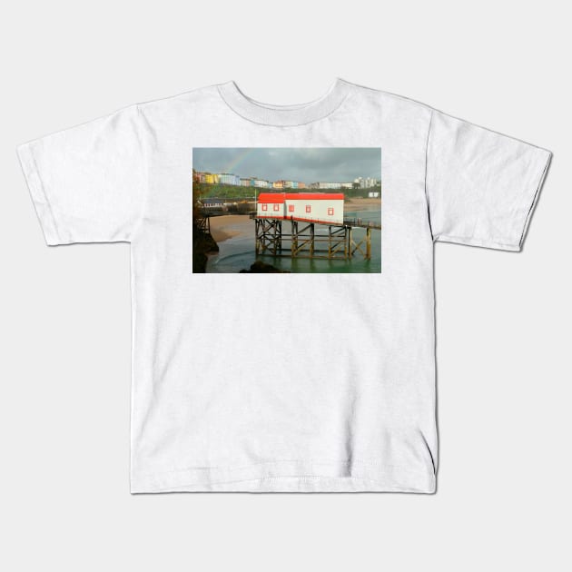 Tenby, Wales Kids T-Shirt by Chris Petty